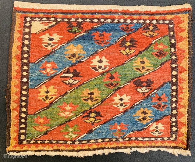 shahsevan sumak mafrash panel all good natural colors and perfect condition size 40x50cm                    