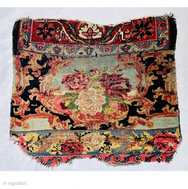 Antique Kurdish Bijar wagireh,circa 1870.size70x80cm                            