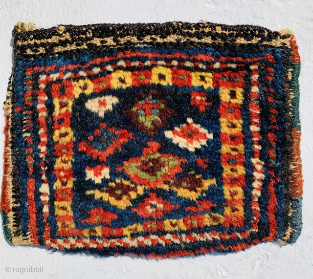 Qashqai chanteh circa 1880 all good natural colors and very good condition size 25x20cm                   