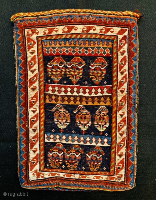 very fine N.W Persian sumak 1880 circa all good natural dyes and perfect condition wool on wool size50x33cm               