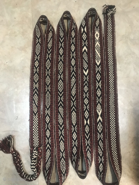 Bakhtiari tent band,good condition,Size:760X8 cm                            