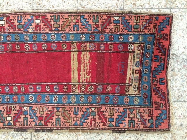 NW Persia runner dated 1302 about 136 years old in a good condition,Size:232x77 cm                   