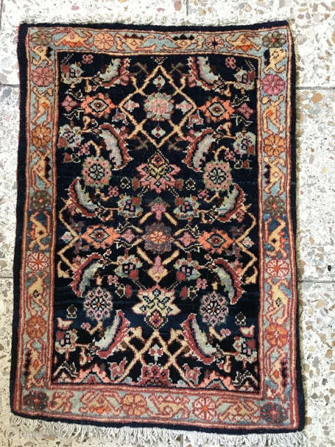 Antique Bidjar vaghireh in great condition,Size:62x34 cm                          