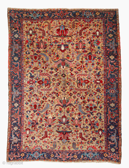 Late 19th Century Persian Heriz Carpet size 203x273 cm                        