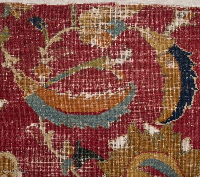 17th Century Isfahan Fragment size 119x145 cm                          