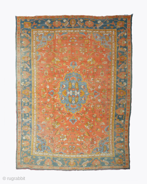 West Anatolian Ushak Carpet circa 1890 size 330x443 cm                        