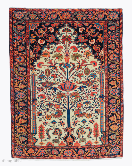 Late 19th Century Farahan Sarouk Prayer Rug

Size : 108 x 150 cm

https://galleryaydin.com/product/sarouk-farahan-prayer-rug/                     
