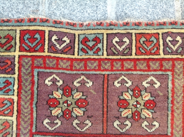 East Anatolian Sivas Yastik circa 1850 size 60x90 cm                        