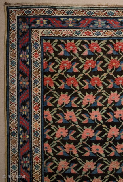 Late 19th Century Karabag Flower Carpet size 147x283 cm                        