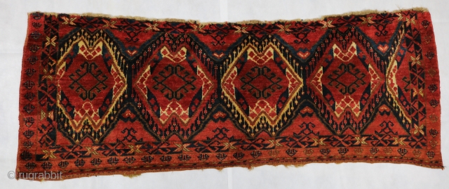 ca.1890 Antique Ersari Beshir Torba Size:59x155 cm 2x5.1 ft,                        