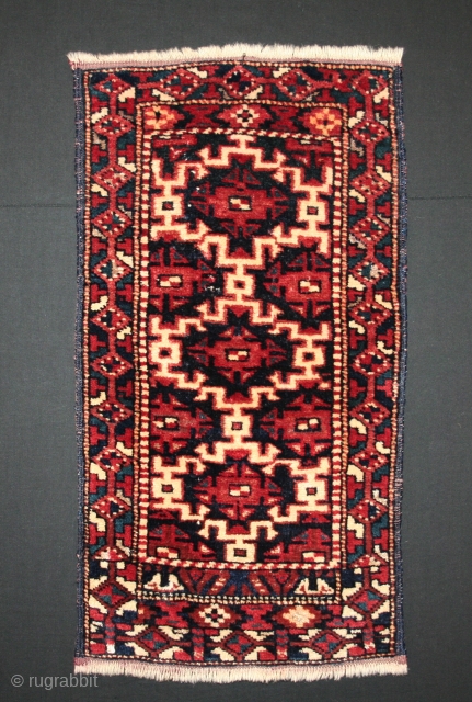 Unusual Qochan yastik,size:58x32 cm  1.11x1 ft very good condition,places highlight silk knoted,,                    