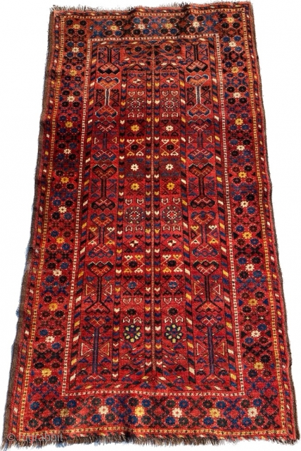 Beshir Engsi Rug Circa 1870 Size: 110x200 cm                         