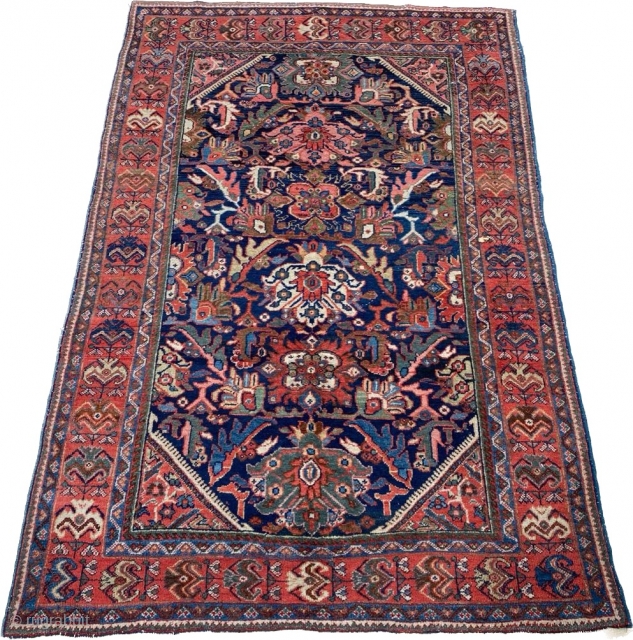 Perfect Condition Persian Mahal Rug Size: 135x200 cm                         