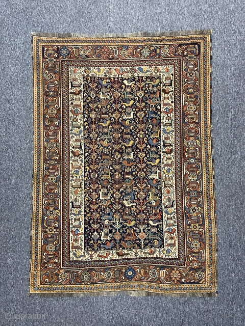 Antique Khamseh Rug, 3rd quarter 19th century. Size : 180 x 130 cm. Contact: halilaalan@gmail.com                  