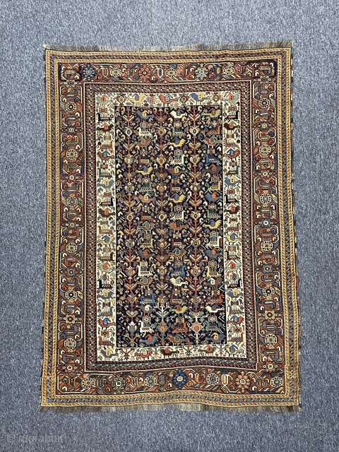 Antique Khamseh Rug, 3rd quarter 19th century. Size : 180 x 130 cm. Contact: halilaalan@gmail.com                  