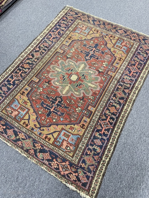 Antique Karadja rug circa 1900 or earlier all colors natural dyes. Size 190 x 145 cm. Please contact via halilaalan@gmail.com or Instagram : halilalanrugs         