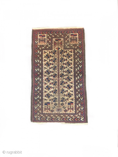 Antique Baluch Prayer Rug 145 x 81 cm                         