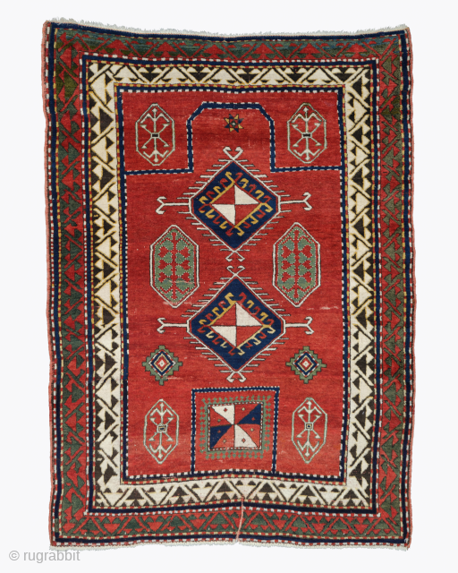 Bordjalou Prayer Rug Circa 1870 Size : 140x196 cm 
Please contact directly. Halilaydinrugs@gmail.com                    