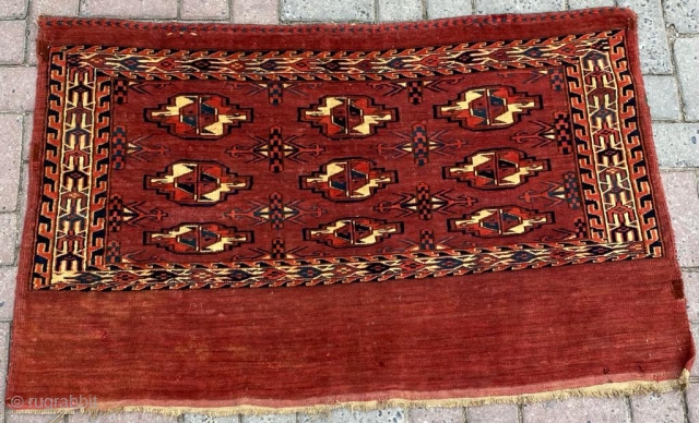 Turkmen Yamut Cuval circa 1870 size:74x124 cm                          