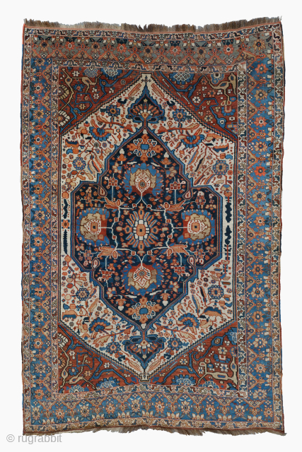 Late 19th Century Khamseh Rug Size : 180x270 cm 
Please contact directly. Halilaydinrugs@gmail.com                    
