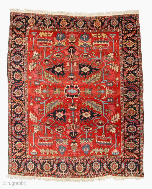 Late 19th Century Heriz Carpet Size : 300x360 cm
Please contact directly. Halilaydinrugs@gmail.com                     