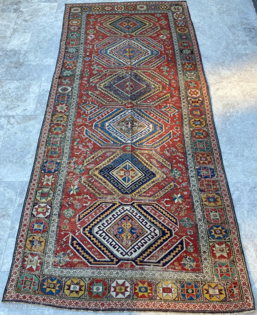 Caucasian Sumak Circa 1850 Size: 148x313 cm
Please contact directly. Halilaydinrugs@gmail.com                       