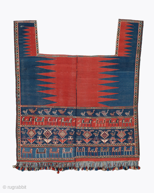 Second Half 19th Century Caucasian Shirvan Horse Cover
Size : 132×150 cm
Please send me direct mail.

halilaydinrugs@gmail.com

Instagram - @halilaydinrug                