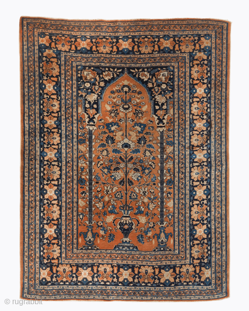 Late of 19th Century Antique Hadji Jalili Tabriz Rug

A breathtaking example of Persian artistry, this antique Hadji Jalili rug from Tabriz features a refined Tree of Life rising from a classical vase  ...