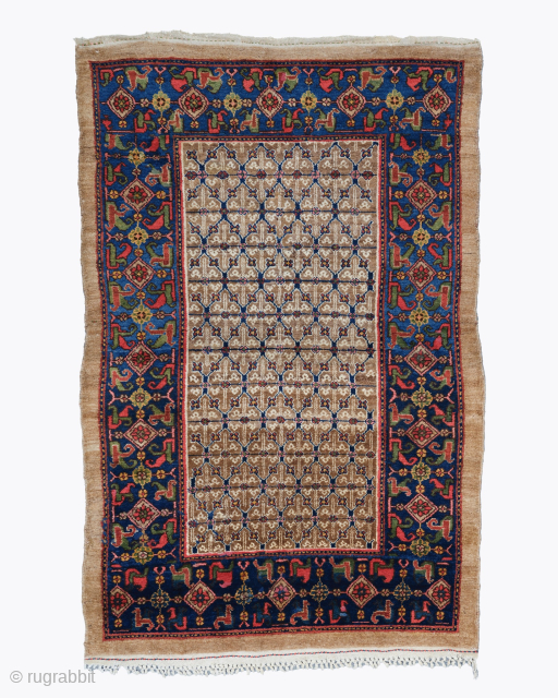 19th Century Sarab Camel Hair Rug
A lovely example of a camel wool handwoven Sarab Rug. The openness of the piece woven circa 1890’s lends itself to so many different styles and locations.
Size  ...