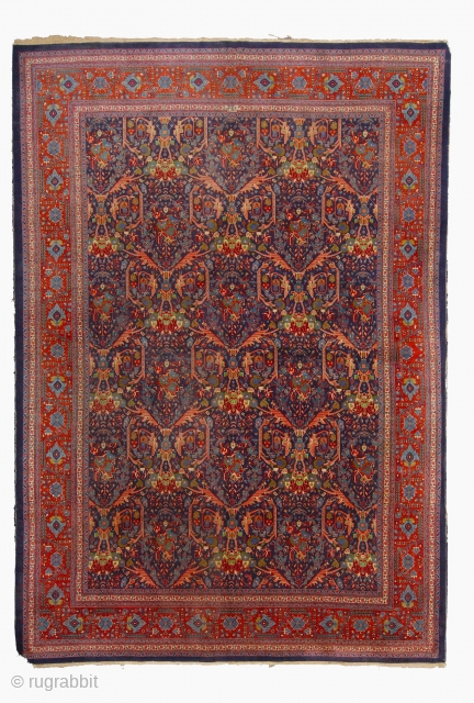 Persian Tabriz Rug Circa 1925’s Size: 255x370 cm                         