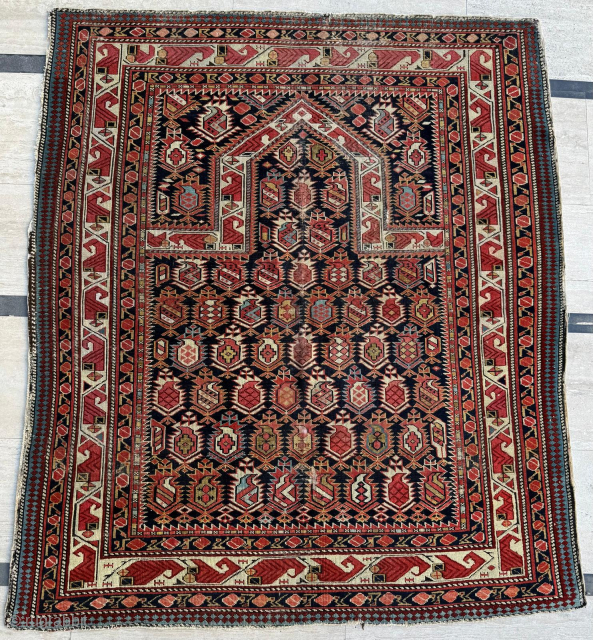 Circa 1870 Mareshali Prayer Rug. Size 130 x 148 cm. Please send me direct mail.

halilaydinrugs@gmail.com

Instagram - @halilaydinrug                