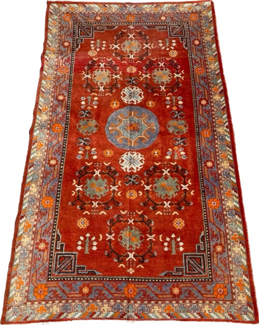 Khotan Rug Size: 130x224 cm                            