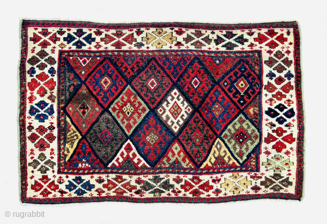 Kurdish jaf bagface 1880 circa,all good Colors and in good condition size 85x55cm
Please Contact this email for more information. 
hamidparsacarpet@yahoo.com             