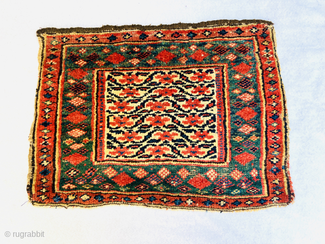 Persian Kurdish bagface 1880 circa all good colors-size 60x45cm Please Contact this email for more information.
hamidparsacarpet@yahoo.com                 
