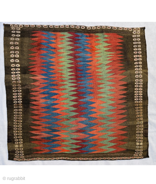 Afshar Sofreh circa 1880,in very good condition,size112x112cm                          