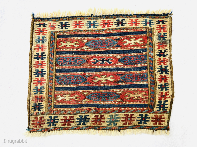  Shahsevan savalan sumak bagface 1870 circa size Please Contact this email for more information.
hamidparsacarpet@yahoo.com
25x21cm                  