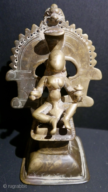 16th-17th c Hindu Shaivite Icon of the goddess 'Gauri'.

'Gauri' was a female divinity destined to be the consort to Lord Shiva,  and a rarer form of 'Parvati',  the name given  ...