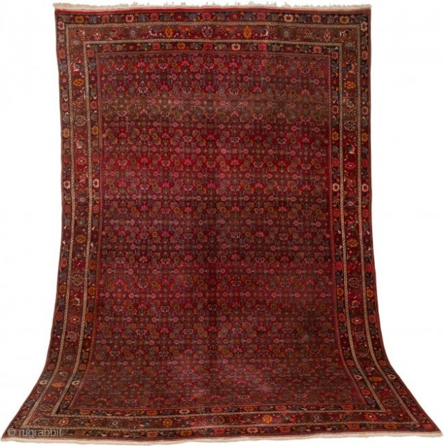 Persian bidjar area carpet size 328x218cm full thick pile                        