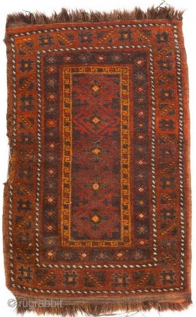 Afganistan belutch carpet circa 1920-1940 size 95x61cm                          