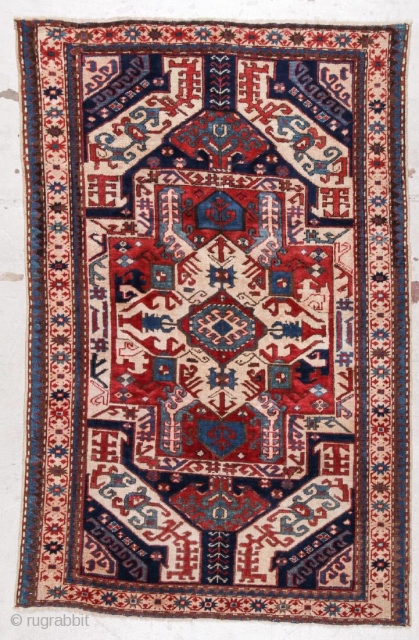 Antique caucasian kazak ushag kasim, curca 1900, size 175x114cm.                        