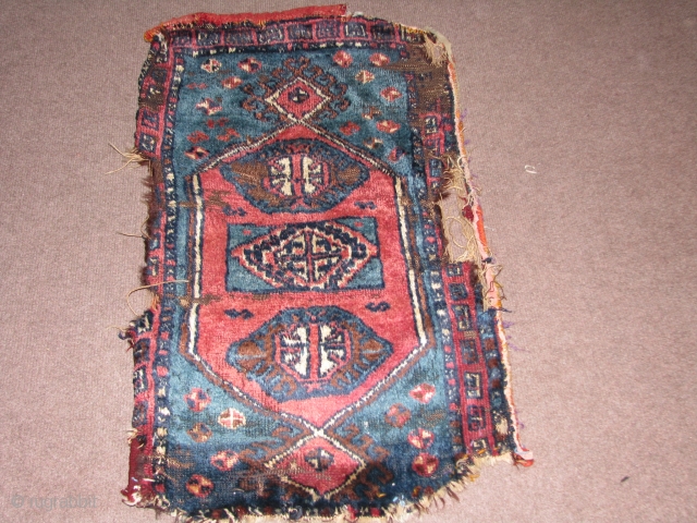 Kurish Carpet Yastik.Wonderful shiny,silky,soft wool,wonderful good dyes and drawings.A real Antique Yastik for collectors.please feel free to contact me.thank you             