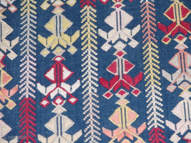 rare embrodry pillow with original back.wonderfull piece in great condition.i guess from Balkans?europa?but not sure which place.maybe you know and can help me?thanks          