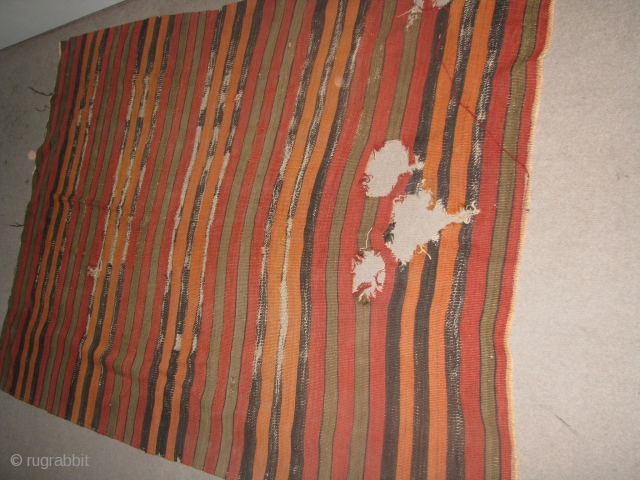 antique(early?)central anatolian kilim.                              