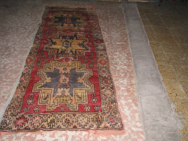 wonderfull central anatolian possibly cappadocia or maybe konya rug.                        