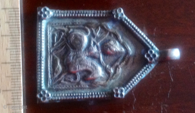 India, Amulet, Silver, 12 grams                            