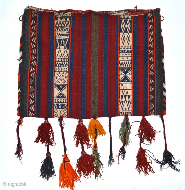 A large Anatolian chuval, very good overall condition with fine motif and original tassels
40" x 31" (101cm x 78cm)              