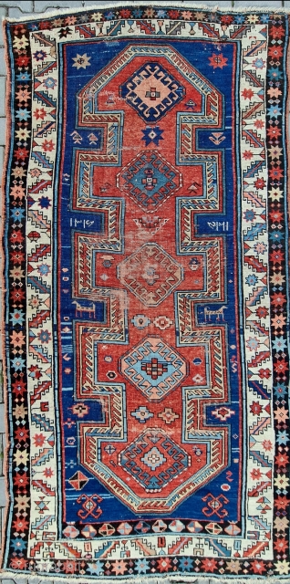 Size : 110x220 cm,
Old Caucasian. 
                           