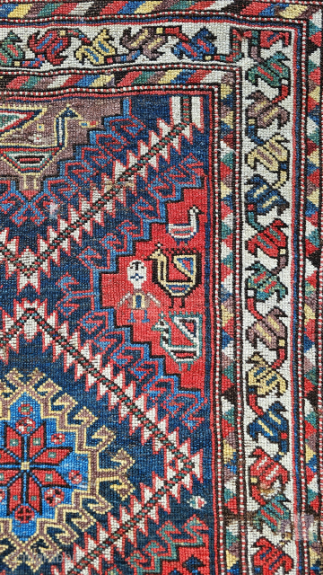 Size ; 127 x 230 cm
Caucasian or Northwest İran...
I am sharing this mid-19th-century rug for a detailed discussion on its regional characteristics and folk art elements. Based on its structural and aesthetic ...