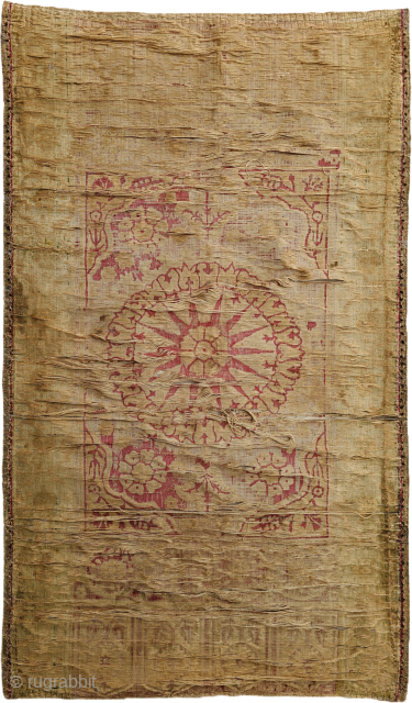Istanbul /Uskudar 
Size ; 60x105 cm
Textile fragment ...
Dating from the late 16th to the early 17th century, these fabrics are renowned for both their technical excellence and their designs that reflect the  ...