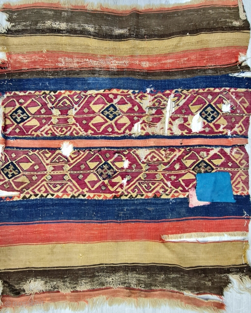 Size:90x120cm,
East anatolia , Sinanli tribe.
......
For this Chuval from Malatya Sinanlı tribe, the old price is 500$ but the new price is 250$ !!!!          